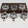 Bohemian Panda Handgefertigtes Perlenarmband-Set - 5 Stück