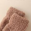 Mid Tube Five Toe Fleece Socks Winter Floor Socks Women Five Toe Plush Socks  For Female Men