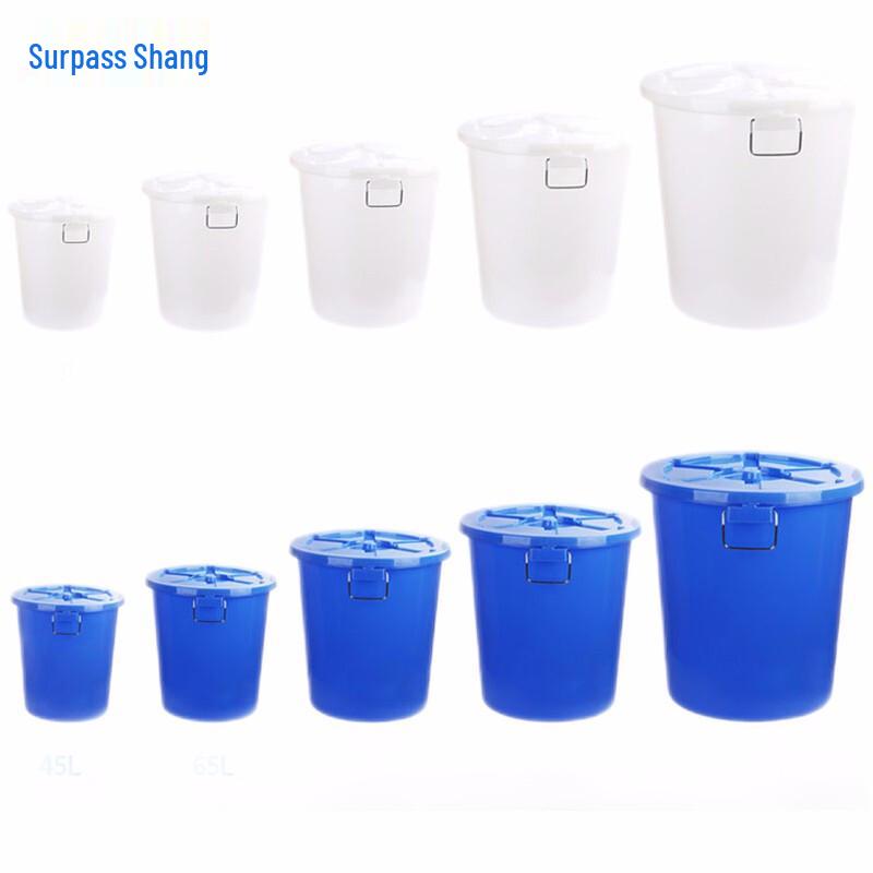 YueYueShang Thickened Plastic Storage Bucket with Lid
