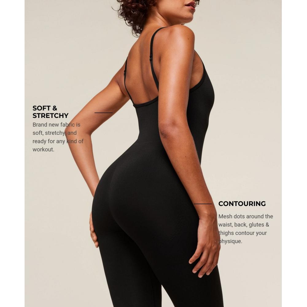 Gymshark Vital Sculpt Seamless All In One Black B4b3n Bb2j