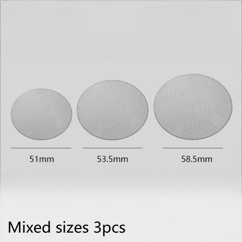 Espresso Filter Holder Set Includes 0.2mm Puck Sieve Fits 51 53 58.5mm Easy Cleaning for Baristas and Home