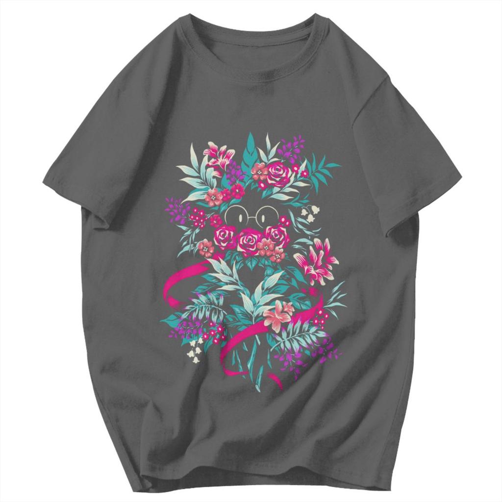 Men T Shirt Deltarune Flower Ralsei Gifts Y2K Graphic Short Sleeve Unisex Clothing T Shirts