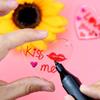 Sublimation Acrylic Heart-shaped Keychain Blank Valentine's Day Jewelry Crafts Party Decoration Accessories