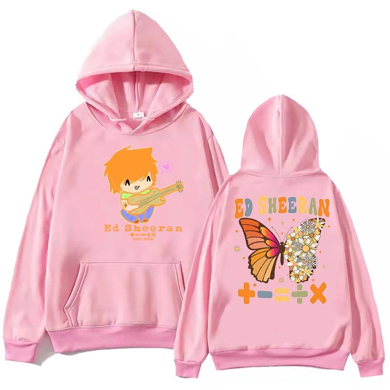 Ed Sheeran The Mathematics Tour Hoodie Harajuku  Sportswear Fashion couplesHip Hop Unisex Printed Hooded Harajuku Sports