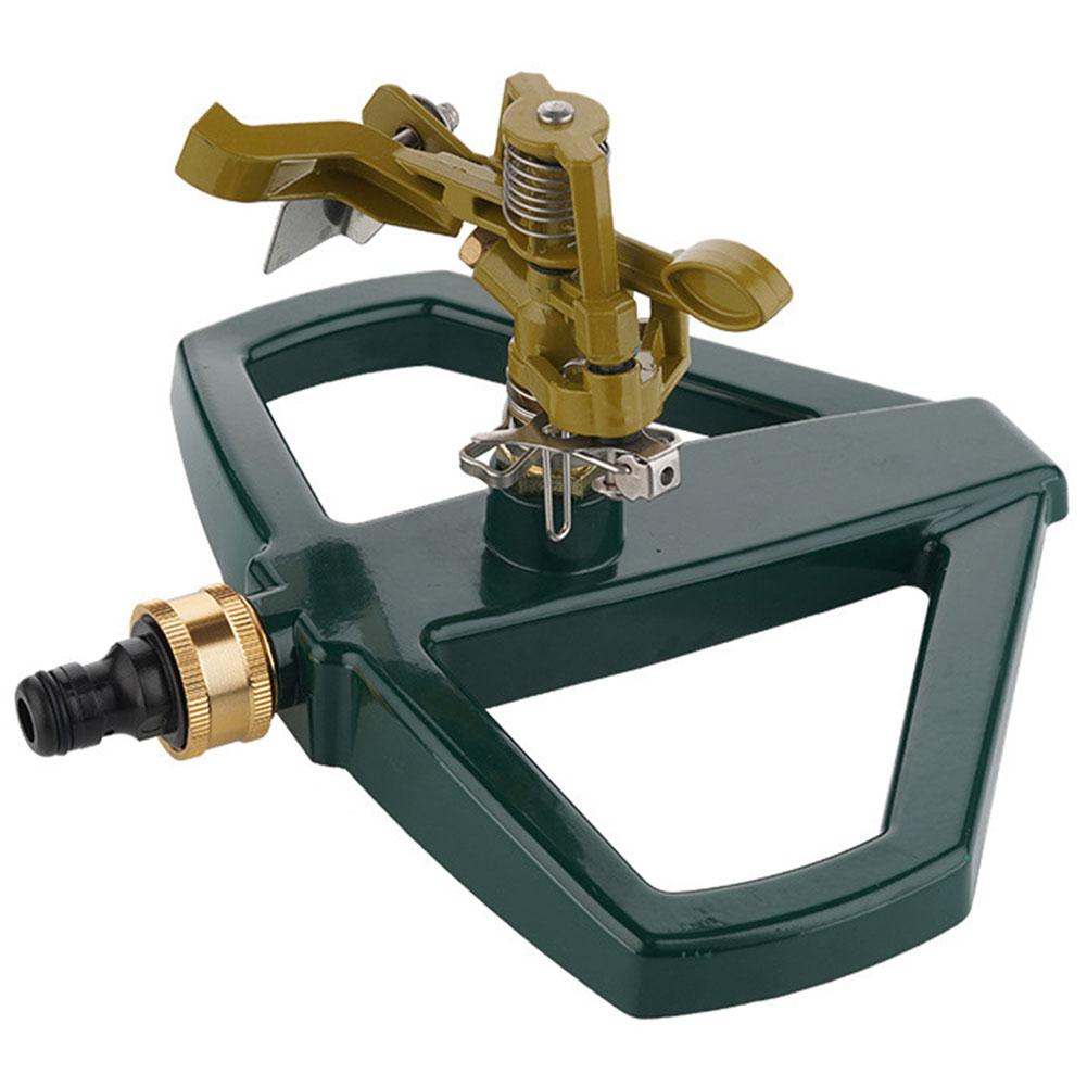 

360 Degree Adjustable Pulsating Impact Sprinkler Zinc Alloy Lawn Sprinkler Heavy Duty with Metal Base for Large Area Irrigation