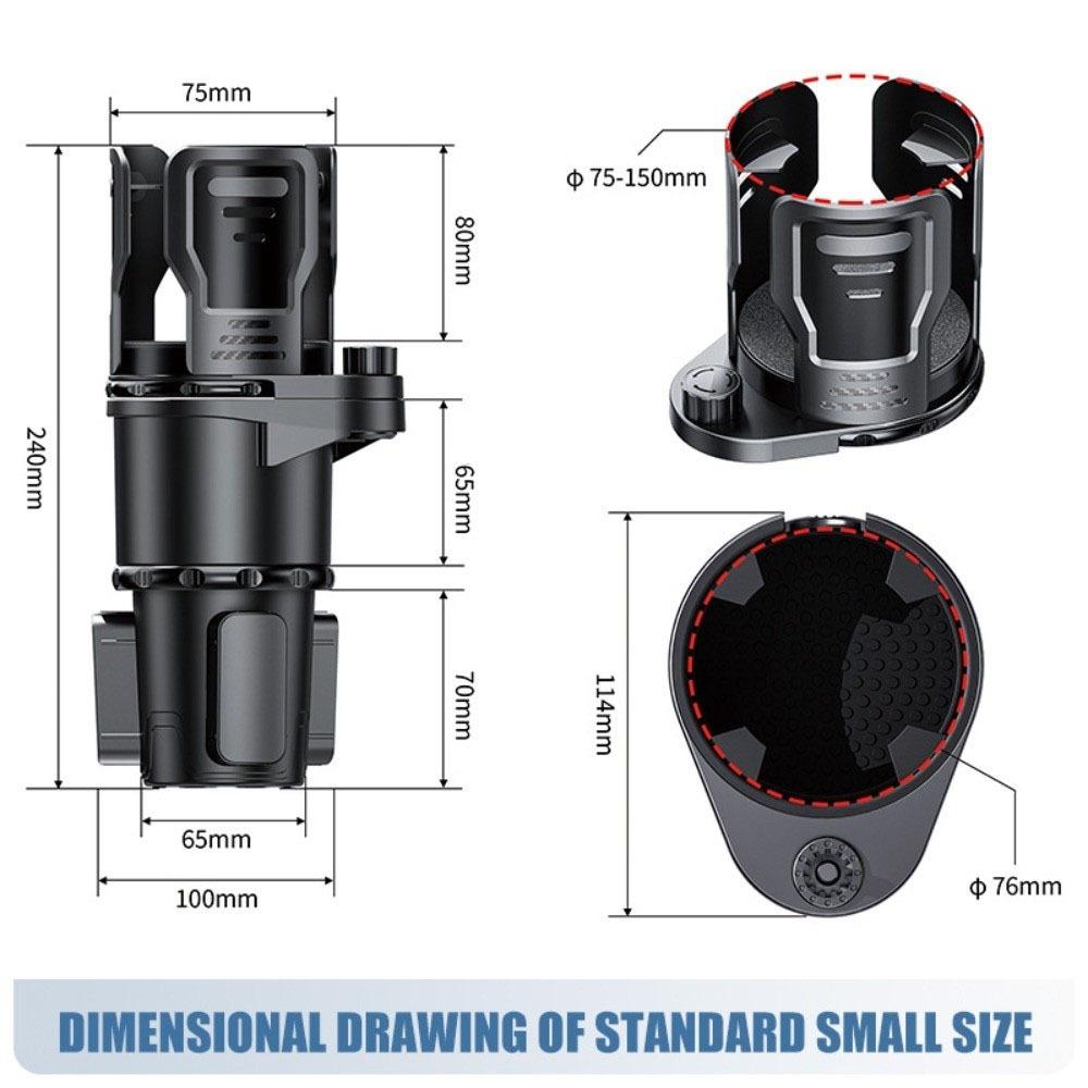Switch Lock Cup Holder Extender Multifunctional Drink Holder Stand Beverage Holder  Auto Car