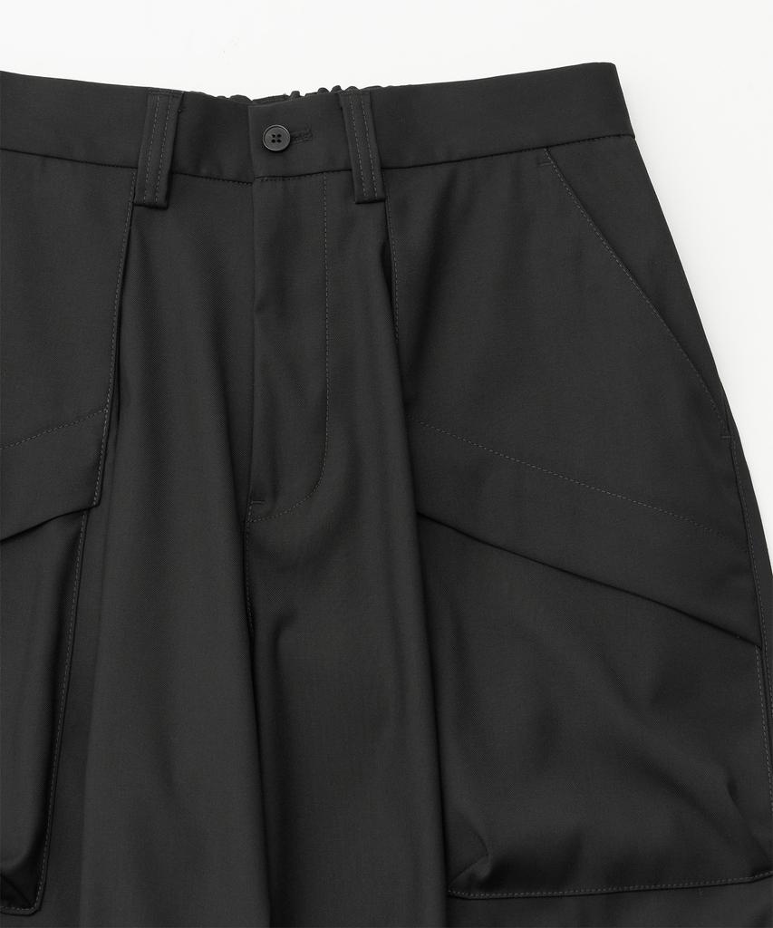 ANOTHER OFFICE Utility Cargo Slacks (Black)