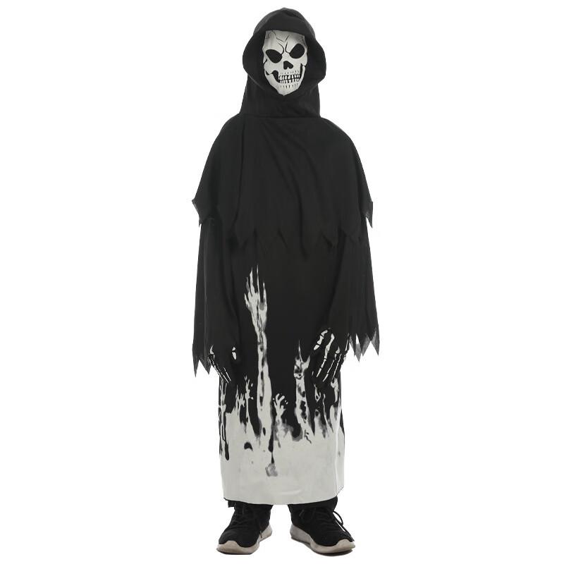 Kinder Leuchtender Sensenmann Halloween Kostüm