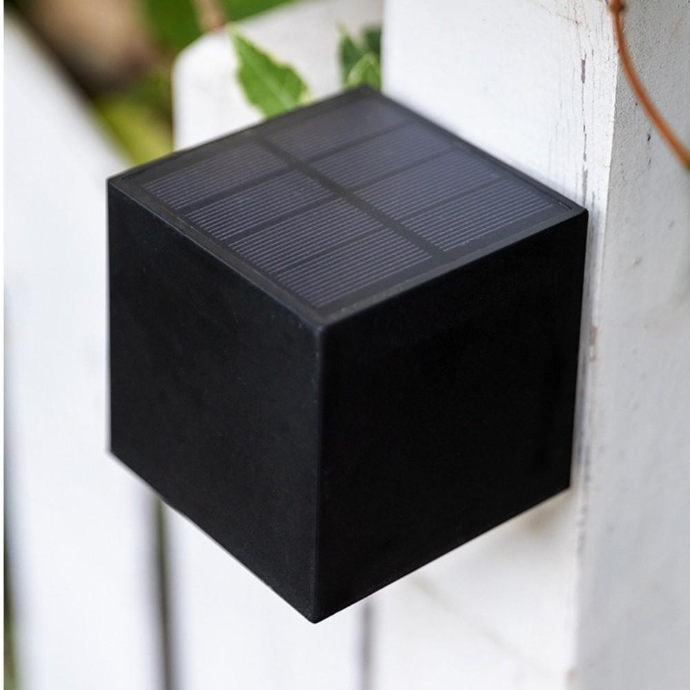 Square Design Wall Lamp IP65 Waterproof Outdoor Garden Light Solar Wall Lights  Outdoor Use