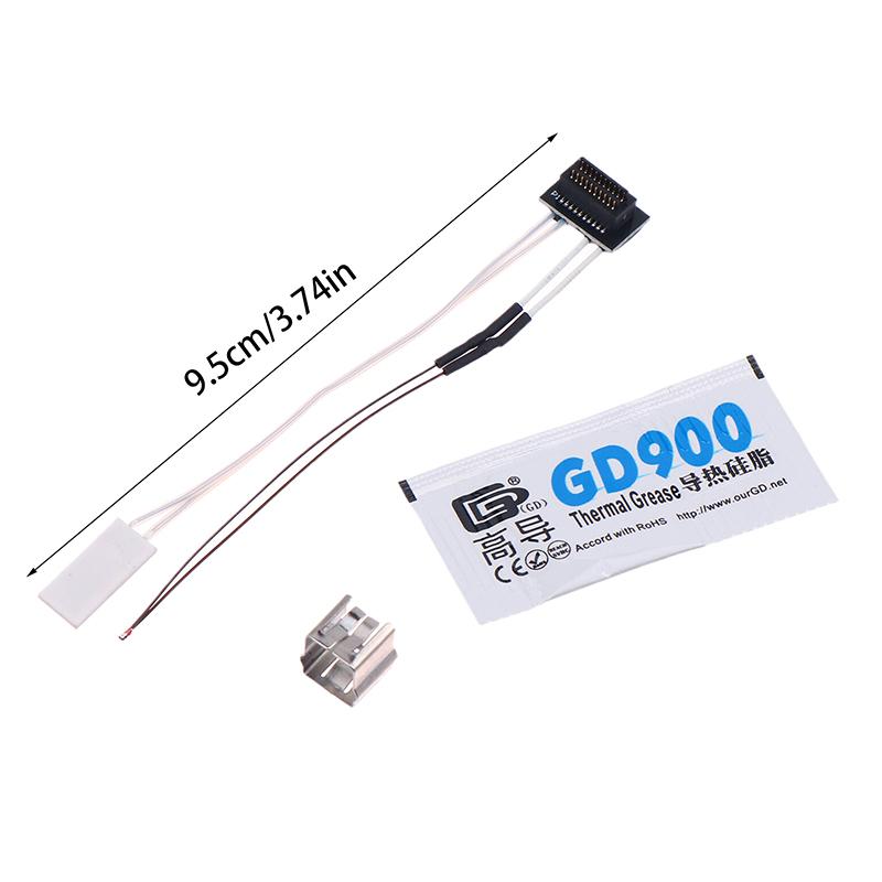 Für P1P/S Thermistor Lab P1P Bamboo Lab Heizung 24V 48W Keramikheizer Temperatursensor Für Bambu Ende Mit Fett+Schnalle