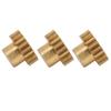 RC Motor Gear 20T M0.6 Copper RC Motor Pinion Set for 1/12 1/16 RC Cars for 370 380 390 Motors 3pcs