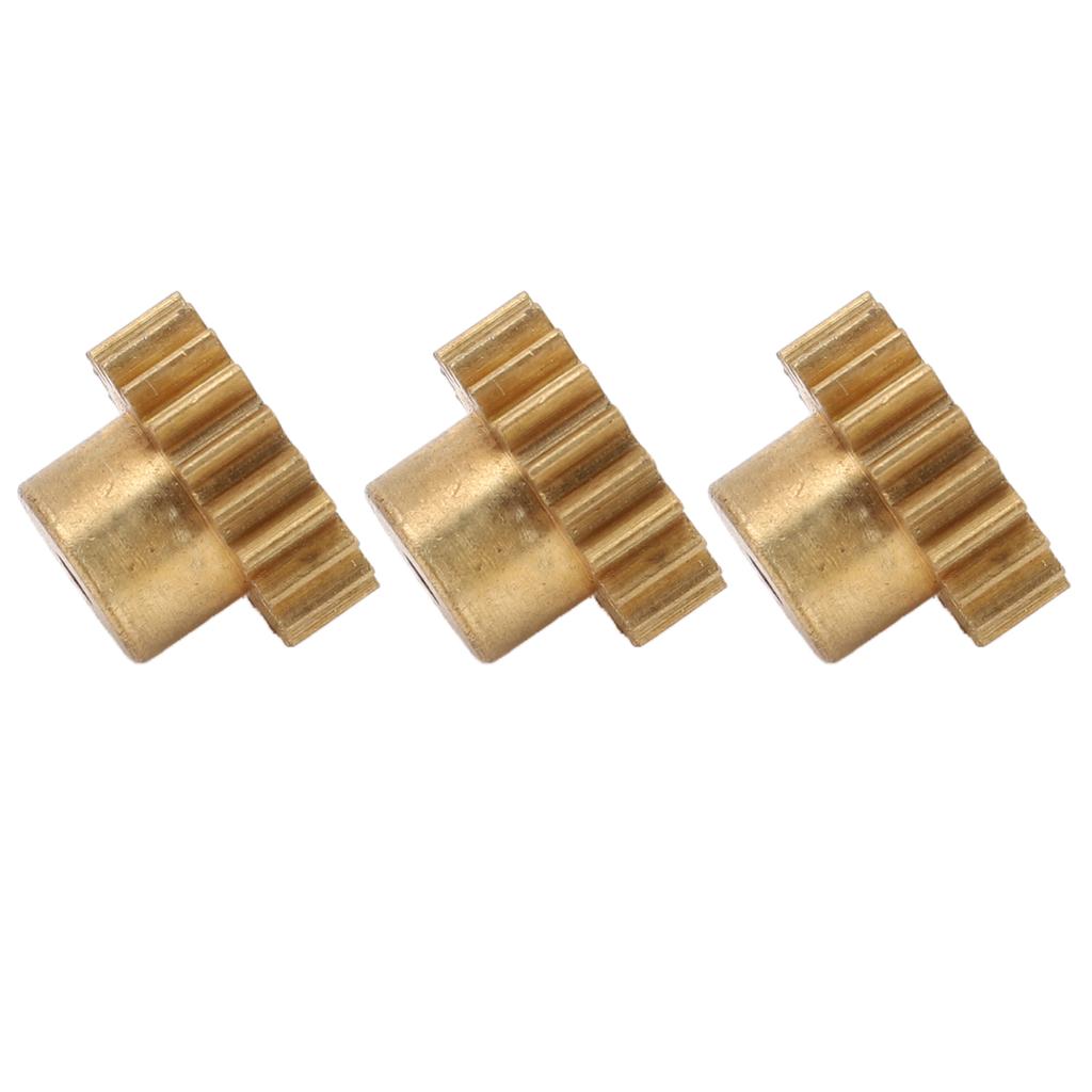 RC Motor Gear 20T M0.6 Copper RC Motor Pinion Set for 1/12 1/16 RC Cars for 370 380 390 Motors 3pcs