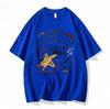 Cotton White Short-sleeved T-shirt Women's New HelloKitty Graffiti American Loose Fat MM Half-sleeved Top