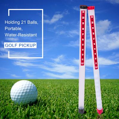 Recuperador de Bolas de Golfe para Segurar 21 Bolas Ferramenta de Recolhimento de Bolas de Golfe Profissional Ferramenta de Recuperação de Bolas de Plástico com Cabeça Pronta para Liberação Acessórios para Golfe