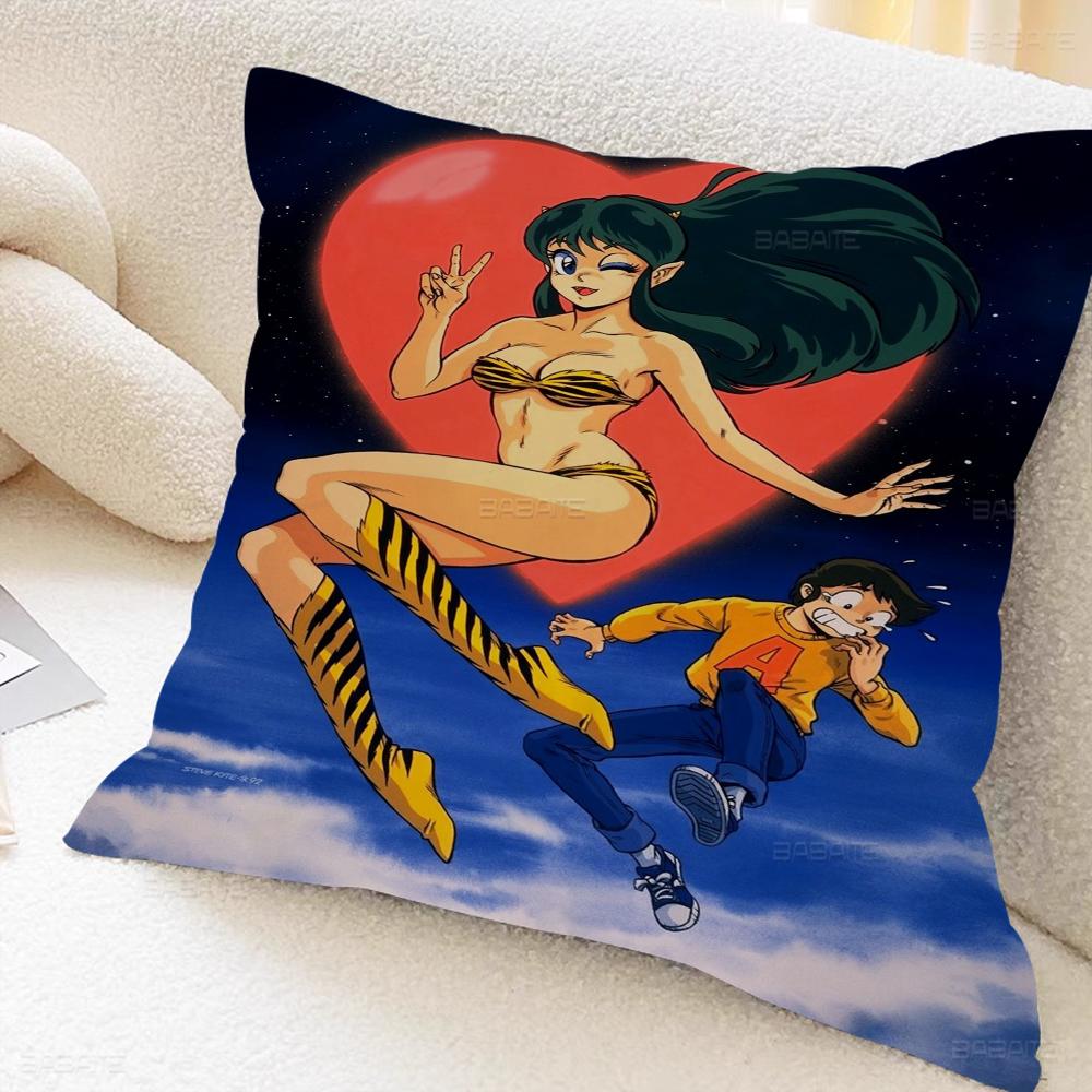 Urusei Yatsura Anime Pillow Cover Design Cushion Cover Decor Holiday Decorati