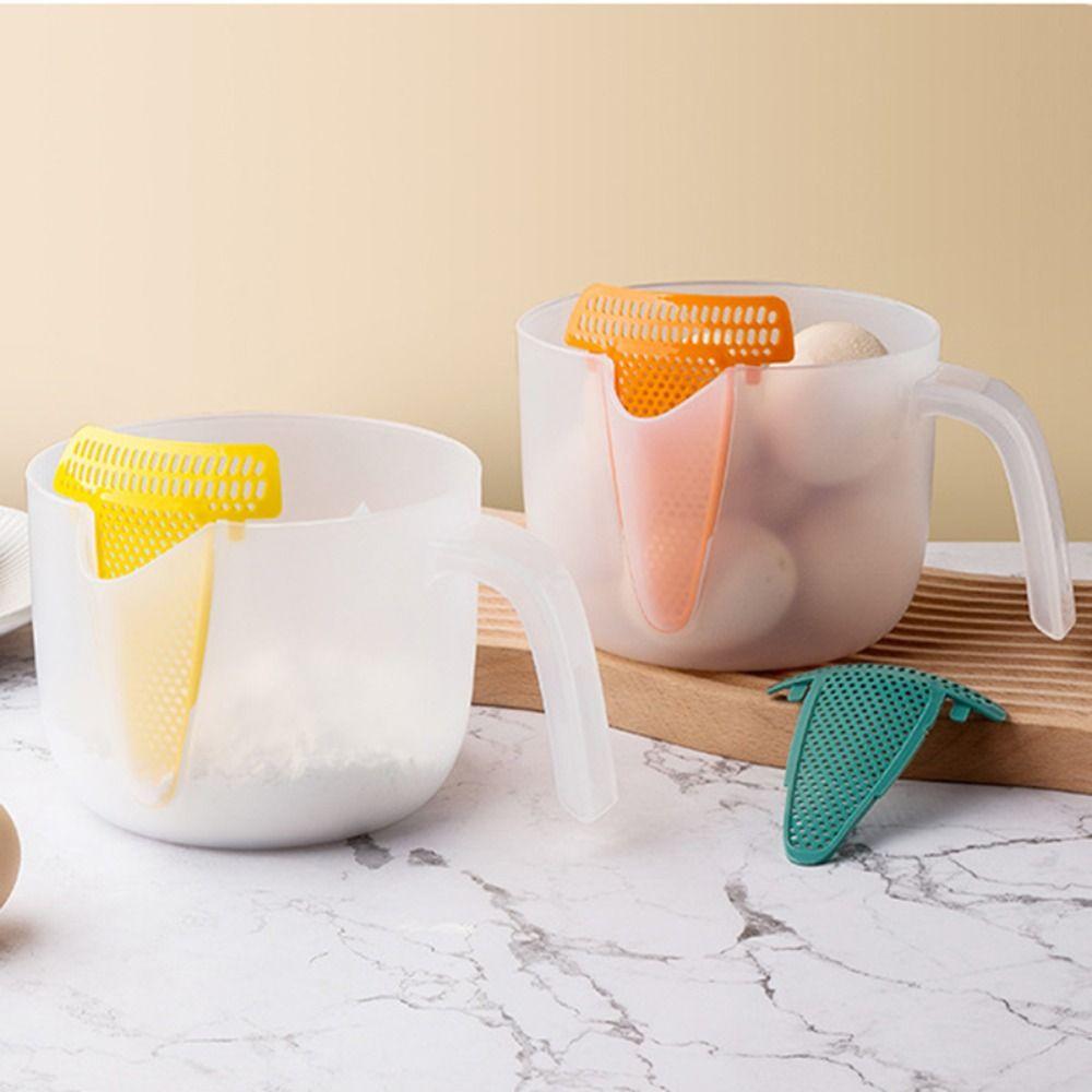 

Инструмент для выпечки, прозрачная мерная чашка большой емкости, фильтр для яичного пирога, встроенная фильтрующая пластина, чашка для смешивания