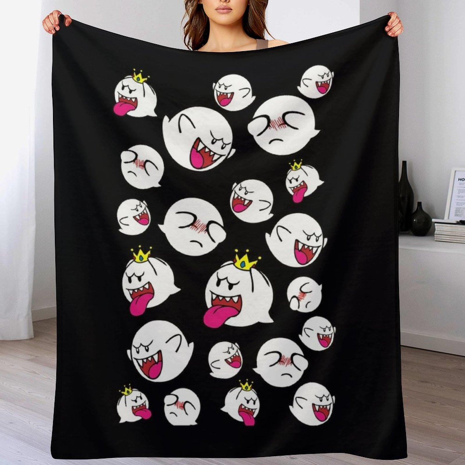 

King Boo Swarm t Throw Blanket Moving Sleeping Bag Soft Big Cute Blankets 102x76cm(40x30in)