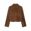 European & American Women's Short Pure Leather Jacket Coat - Hot Selling