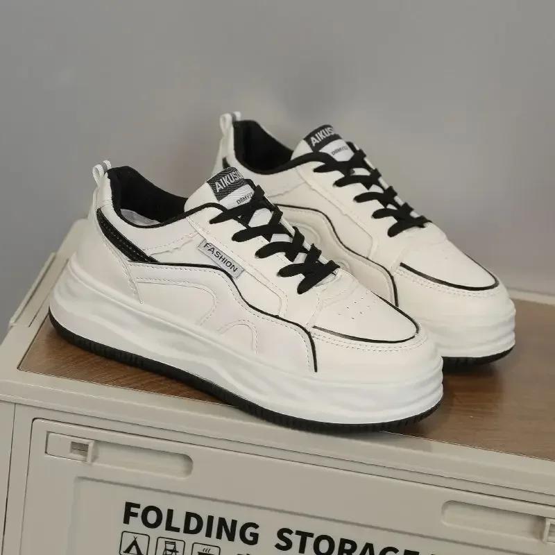 Women Sneakers Platform Casual Shoes for Women Sport Running White Shoes Height Increasing Non-Slip Comfortable Zapatos Mujer