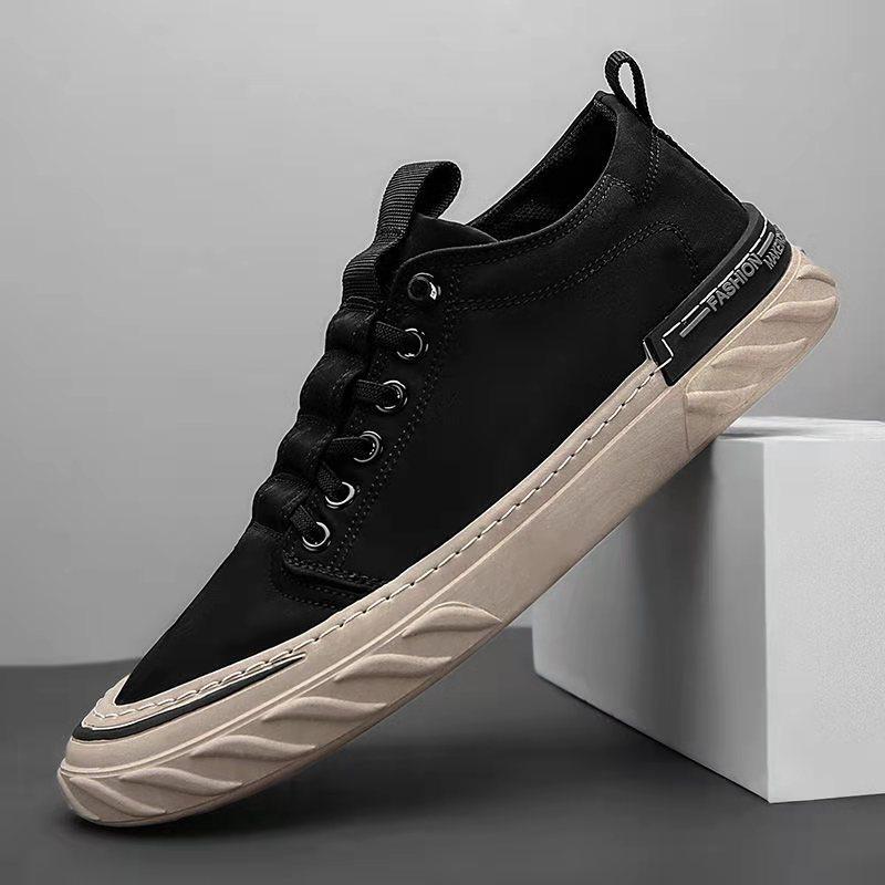 Latest Fashion Casual Men's Shoes 2024 Ice Silk Canvas Breathable Sports Shoes Outdoor Anti slip Morning Running Shoes sneakers
