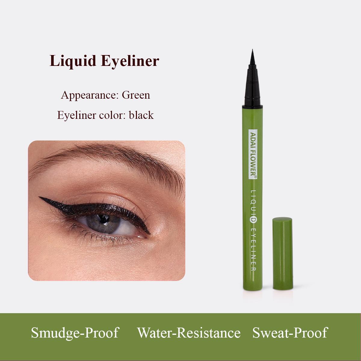 

Водостойкая подводка для глаз. Не размазывается, не оставляет следов, стойкая цветная подводка для глаз. Доступно 8 цветов черного цвета. зелёный
