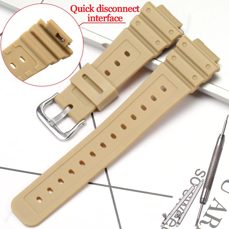 Rubber Strap Suitable For Casio  GA 2100 GA 2110 Men's Sports Waterproof Strap Watch Accessories Replacement Wristband
