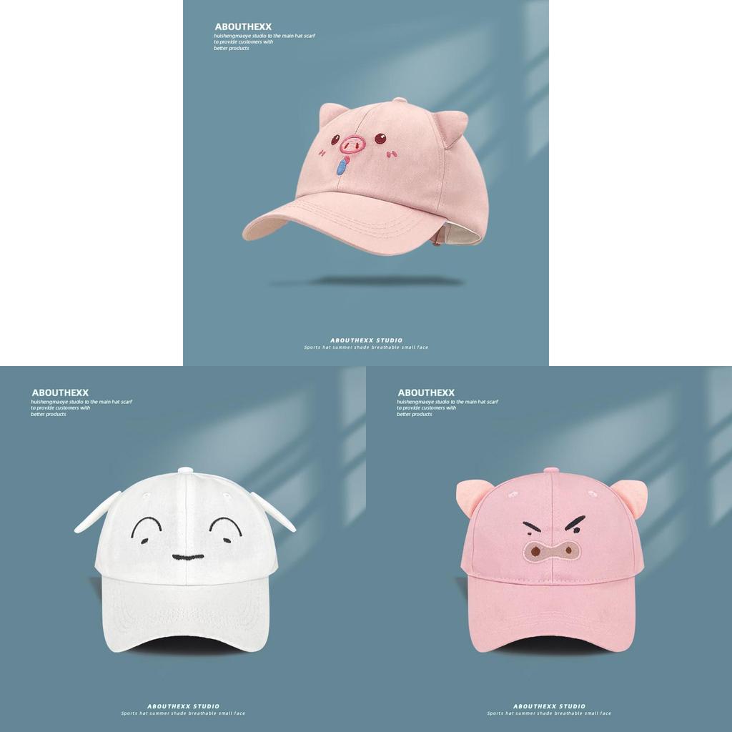 Nohara Shiro Cartoon Cotton Sun Hat With Breathable Design For Kids Summer Wear