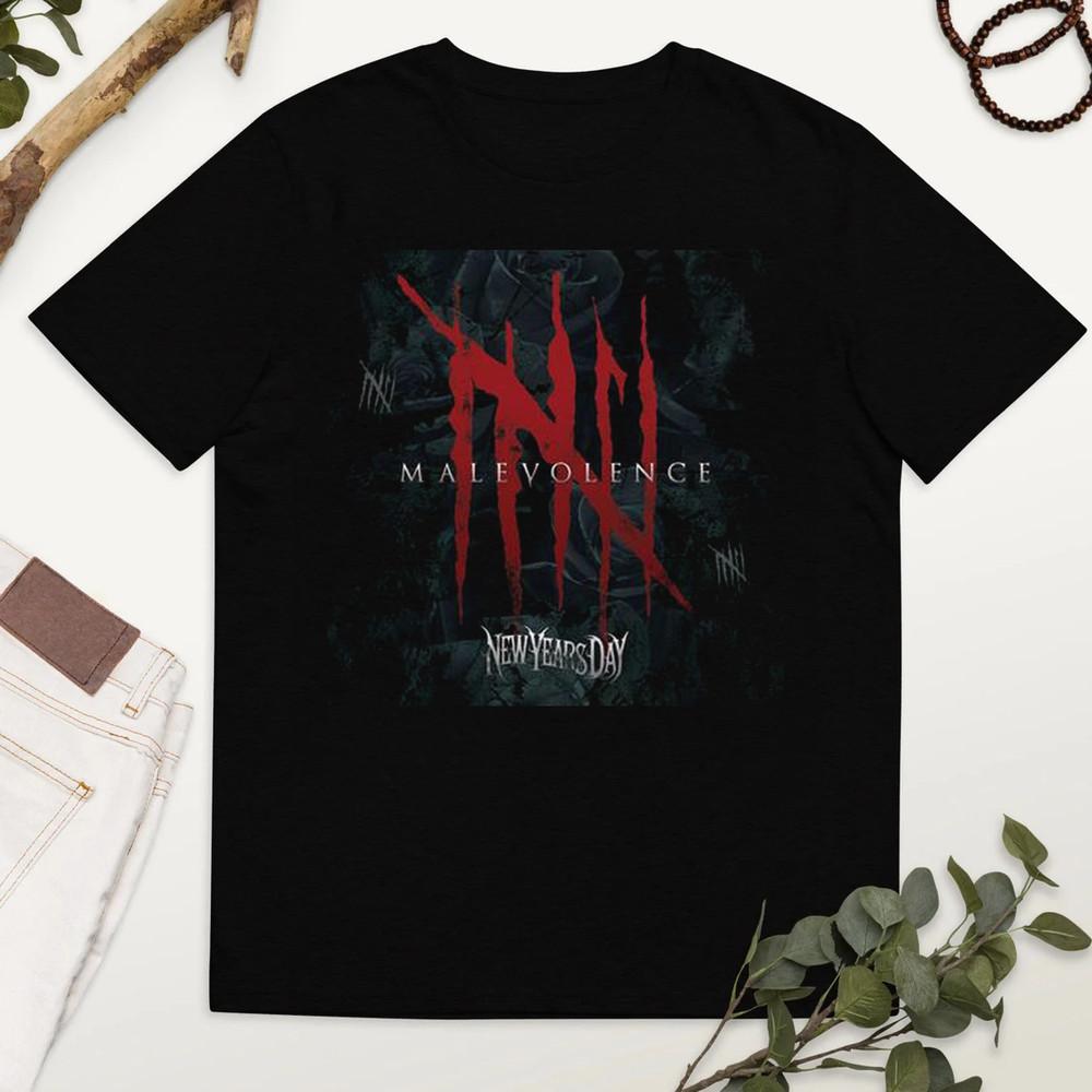 New Years Day  Malevolence Black Cotton T Shirt Size S5XL Unisex T-Shirt XXXL