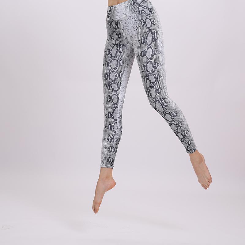 snakeskin workout pants
