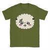 Funny Chiikawas Rakko TShirts Men Round Neck Cotton T Shirts  Short Sleeve Tees Unique Tops