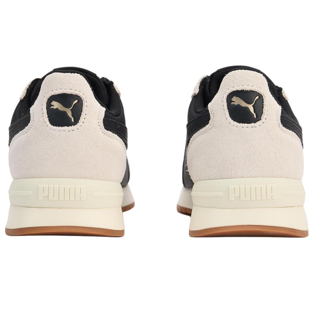New PUMA R78 Nylon Retro Abrasion Resistant Low Top Casual Shoes Unisex Black White 399250-09