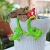 Green Lizard Bonsai Pendant Cartoon Climbing Gecko Ornaments Animal Statue  Living Room Bedroom