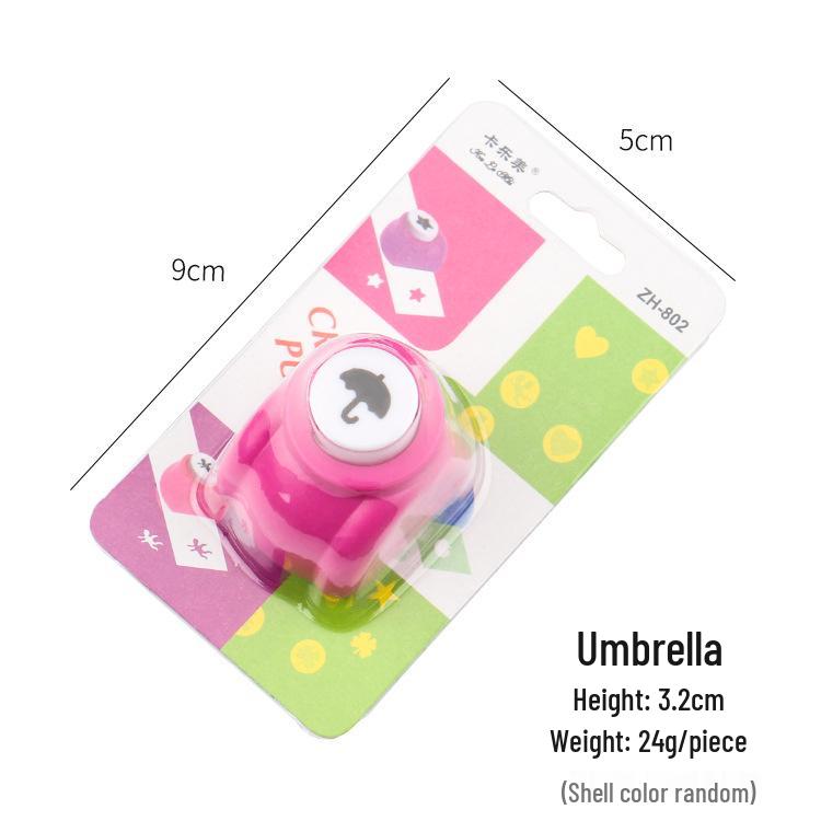 Kids' Easy-Use Embosser: Large DIY Punching & Printing Tool for Kindergarten Crafting