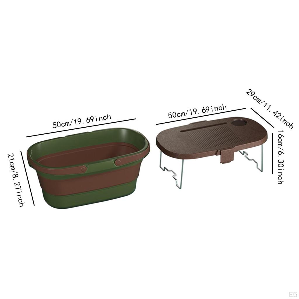 Collapsible Picnic Basket for Family Outings And Vehicle Maintenance