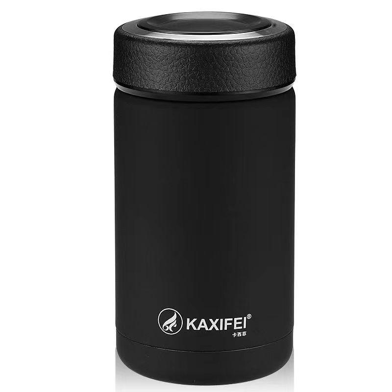 

New Vacuum Flasks Fashion Tea Bottle Flask Water 400ml Stainless Steel Thermoses Coffee Cup Travel Mug Camping Sports Bottle 400ml чорний