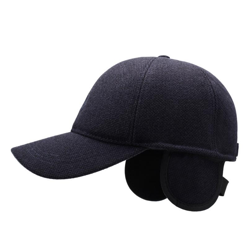 Men's Winter Warm Baseball Cap Middle-Aged Ear Protection Cap