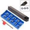 10 CCGT09T304-AK H01 Aluminum Insert+75° SCBCR 1212 H09 Lathe Turn Tool Holder