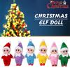 2.9in Christmas Elf Doll Ornament Lovely Kids Gift Toy Decor