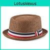 Summer Straw Hat With Short Brim Breathable Sun Protection For Men And Women