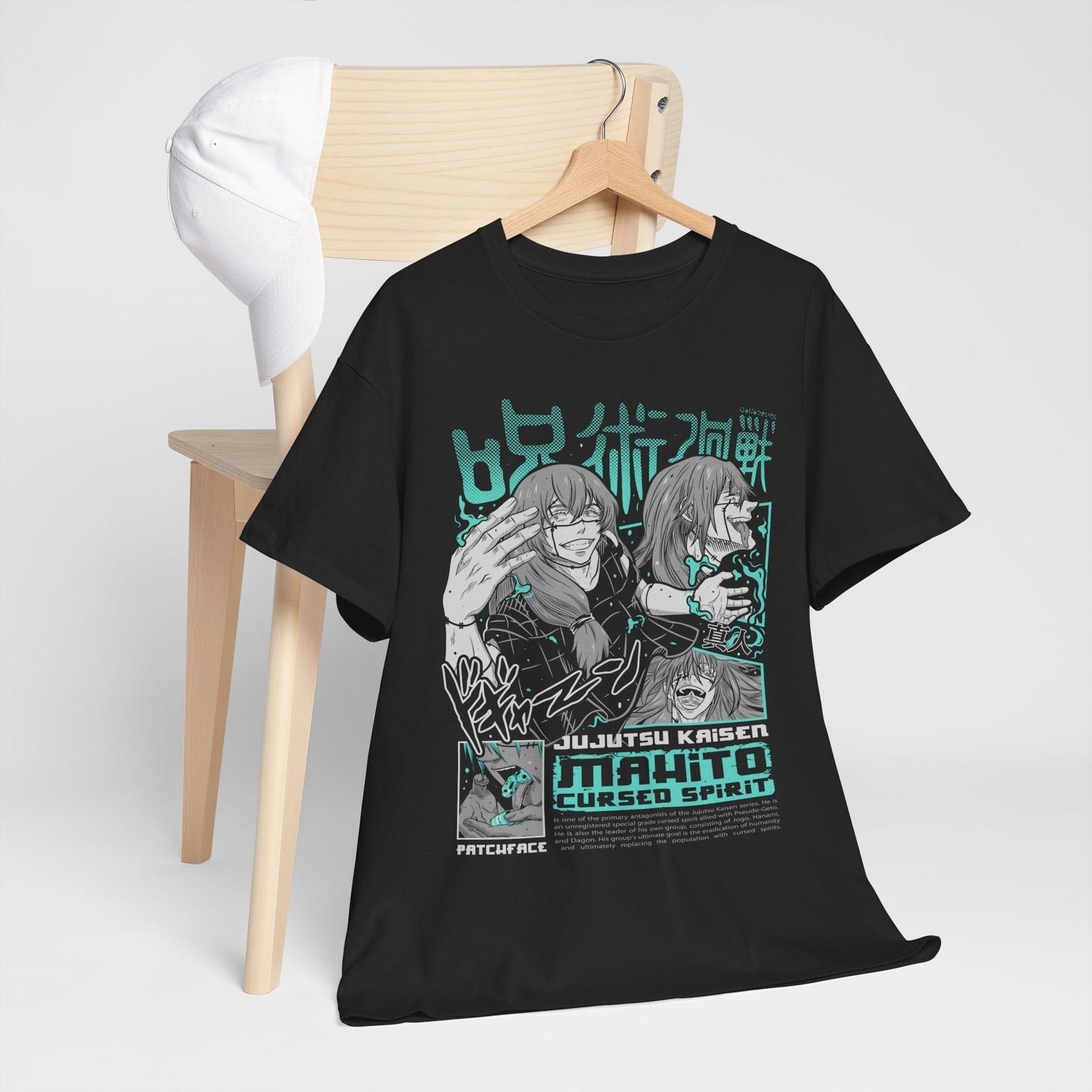 

Anime Jujutsu Kaisen Mahito Curse Short Sleeve T-Shirt Mens Womens Tees Top SofT Shirt Mens Womens Tees Top All Size S