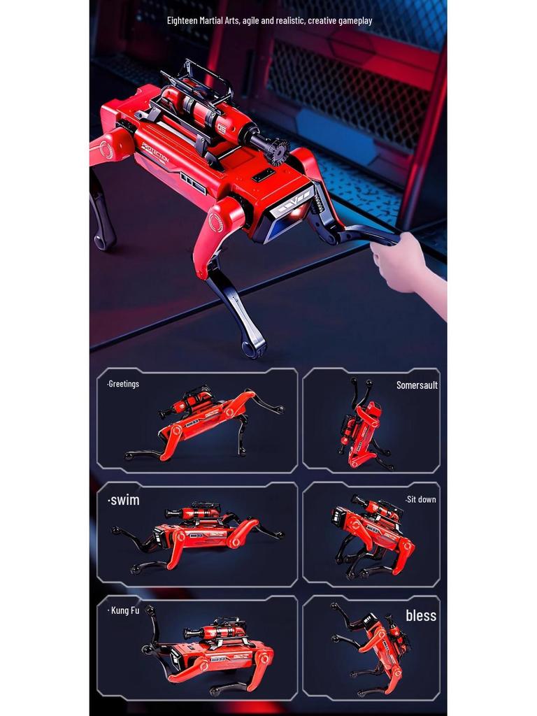 Smart Robot Dog: Interactive Educational Toy for Science & Programming with City Firefighter Simulation