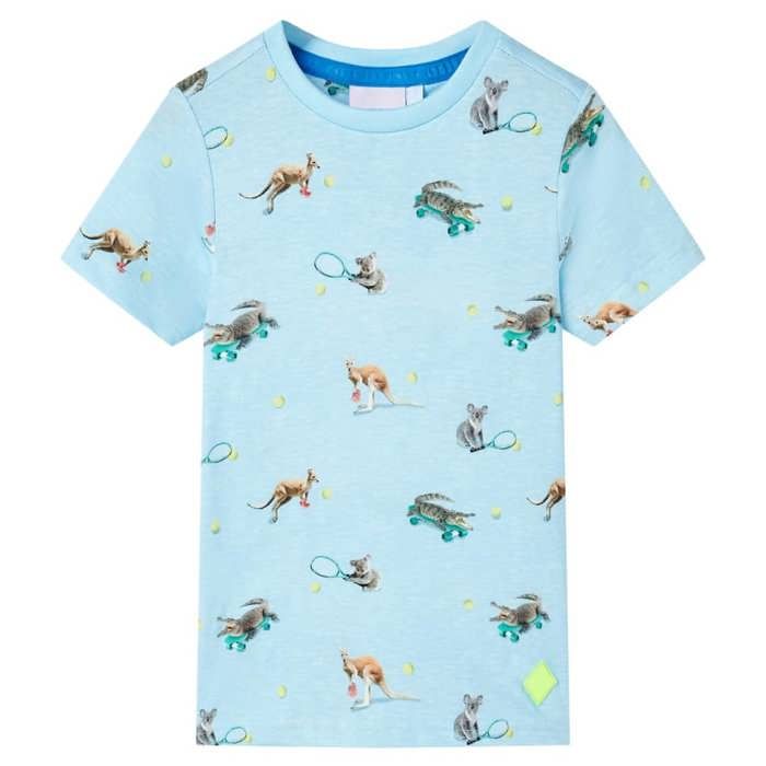 T-shirt pour enfants mélange bleu clair 92/104/116/128/140