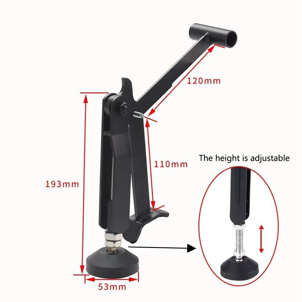 Foldable Motorcycle Lift Stand Labor Saving Wheel Lifter Side Support Stand For Most Motorcycles
