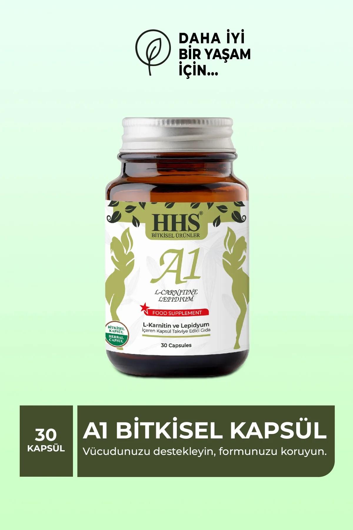 hhs l carnitine lepidium Hhs A1 L-Carnitine Lepidium 10x30 Kapsül Fiyatları main image 1
