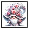 Gnome Printed Cross Stitch Kit 40x40cm DIY 11CT Thread Art Needlework Home Decor