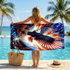 Eagle Fashion Beach Towel: Ideal for Summer Adventures Soft, Absorbent and Quick Drying Suitable for Swimming and Bathing