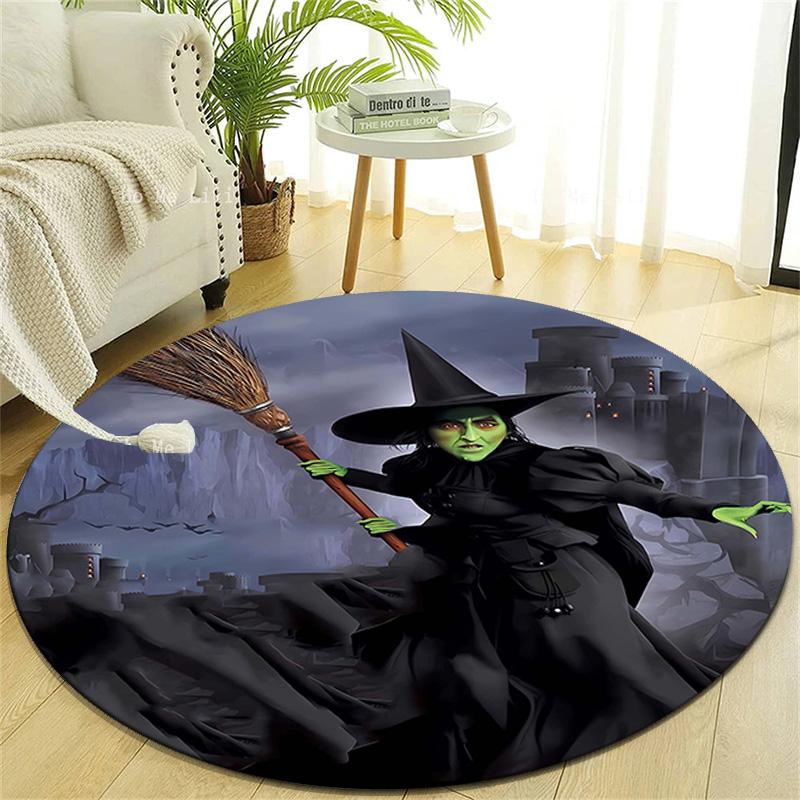 1pc The Wizard of Oz1 Design Printed Area Round Carpet for Bedroom Living Room Home Decor Rugs Mat Non Slip Mat Rug for Bedside