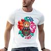 Summer Harajuku Custom T Shirt Heavyweight Informal New Arrival Matryoshka Jewel, Tatoo Designsweat Short Vintage Sleeve Tee