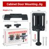 Versatile Cabinet Door Mounting Jig Cabinet Door Installation Positioner with Adjustable Handle