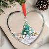 Sea Glass Christmas Ornaments Handcrafted Coastal Xmas Tree Ornament with Starfish Seashell Decor for Sea Lovers Holiday Party Decor